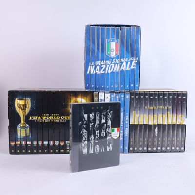 beaucoup de dvd dans une boîte sur la table