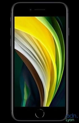 Le nouvel iPhone SE est présenté en noir et jaune