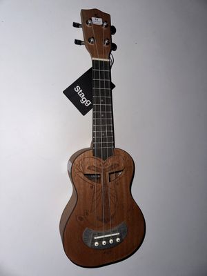 UKULELE soprano acajou STAGG. TVA RECUPERABLE. - Photo 1