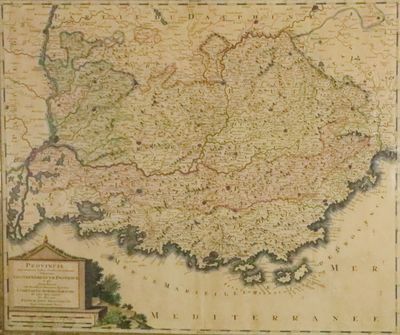 une vieille carte de l'Angleterre datant du milieu du XIXe siècle