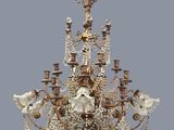 an image of a chandelier hanging from a ceiling in a room