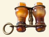 a picture of a pair of glasses on a hook