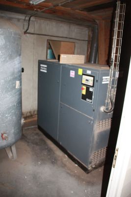 a water heater in the basement of a home