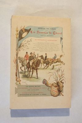 un livre sur lequel figure l'image d'un homme à cheval