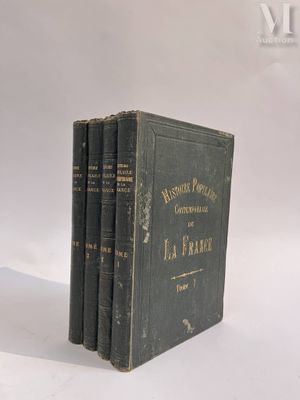 three books are stacked on top of each other on a white surface