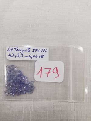 TANZANITE violet blue IF à VVS Nbr 67 Tanzanie marquise 4,3 …