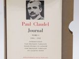 paul claudel ' s journal, volume i, from the archives of paul claudel