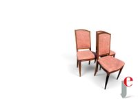 MOBILIER DE SALON comprenant une table ronde en bois, platea… (photo 2)
