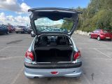 the back of a car with its trunk open in a parking lot