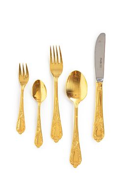 NIVELLA MENAGERE en inox doré, modèle "Antoinette" composée …