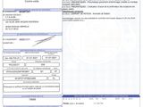 un gros plan d'un document portant un code-barres