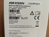 the back of a box with a sticker on it that says hikvision