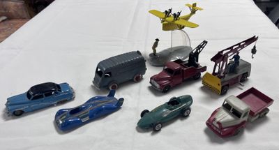 '-1/43ème Solido, CIJ, JRD, Dinky Toys,... lot de 7 véhicules ( Vanwal - Photo 1
