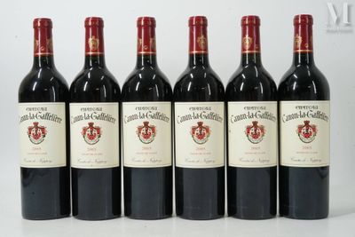 six bouteilles de vin rouge alignées sur une table