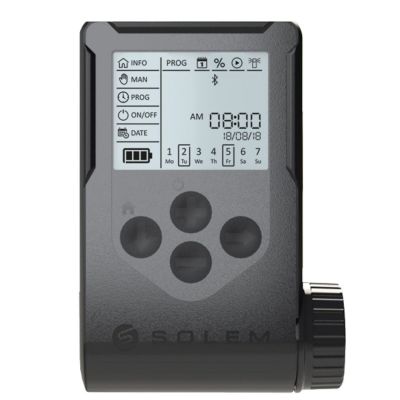 a close up of a remote control device on a white background