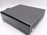 an image of a black computer case sitting on top of a white surface