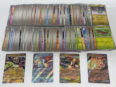 pokemon trading card game set with a lot of cards and a lot of cards