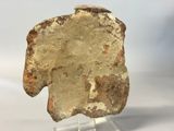 a close up of a piece of rock on a stand