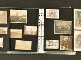 a book with a bunch of old photos on it