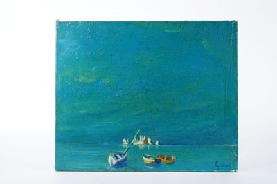 REYNAUD (XXème siècle) "3 Bateaux"