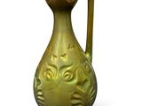 an image of a green vase on a white background