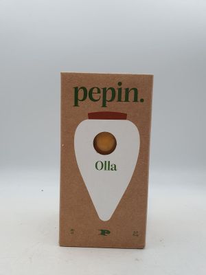 a box of pepin oil sitting on a white surface