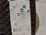 a close up of a tire with a label on it