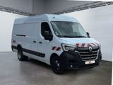 a picture of a white van parked in a garage
