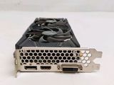 a close up of a video card on a white surface