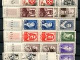 a collection of stamps from around the world