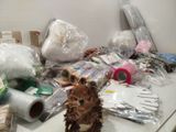 many items that are sitting on a table together