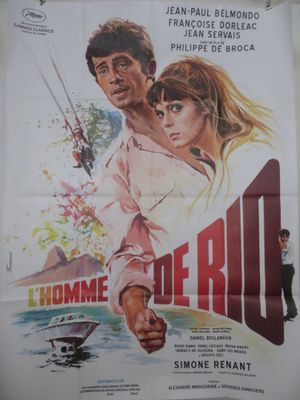 l'affiche du film « Home of the Rio », mettant en scène un homme et une femme