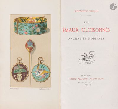 BURTY (Philippe). Les Émaux cloisonnés anciens et modernes.