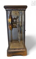 Pendule borne en bronze doré (photo 2)