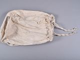 drawstring bag with string handles and drawstring strap