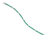 an emerald and diamond bracelet