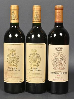 BORDEAUX - 3 bouteilles, Saint-Julien, Château Gruaud Larose…