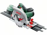 the bosch circular saw is being used to cut a piece of wood