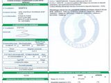 a close up of a document with a barcode on it