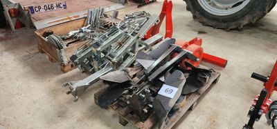 1 bineuse OLIVER Rotoclean pour binage du poireau sur butes …