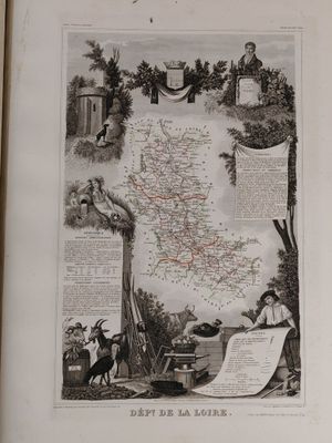 a picture of a book with a map on it