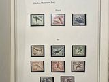 a picture of a book with a picture of stamps on it