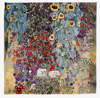 un tableau représentant des tournesols et d'autres fleurs dans un vase