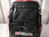 a bag that is wrapped in plastic on a table