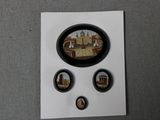 une image représentant une ville sur laquelle figure une horloge