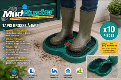 Le « Mud Busterer » est un excellent moyen de garder les pieds au sec