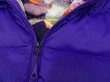 a purple jacket with a picture of a dog on it