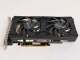 a close up of a video card with two fans on it