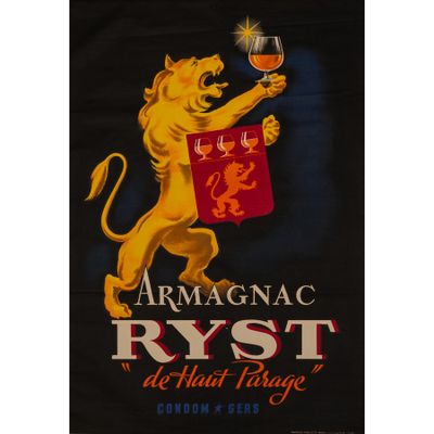 Rystes d'Armagnac Lithographie-affiche [non toilée].