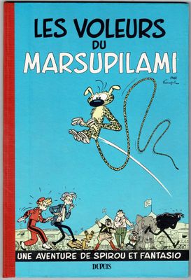 the cover of les voleurs du marsupilam, a french children ' s book